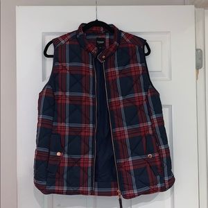 Kensie Plaid Vest